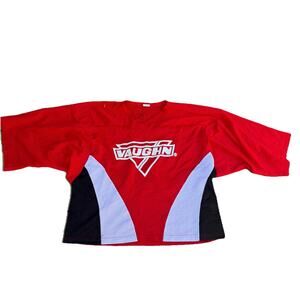Vintage Vaughn Hockey Jersey Adult Extra Large White Red Black Craddock